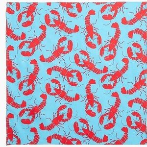 J.Crew Printed Dog Bandana - Lobster